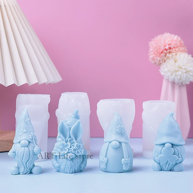 Christmas Dwarf Silicone Candl - Soap Making Gifts review and price