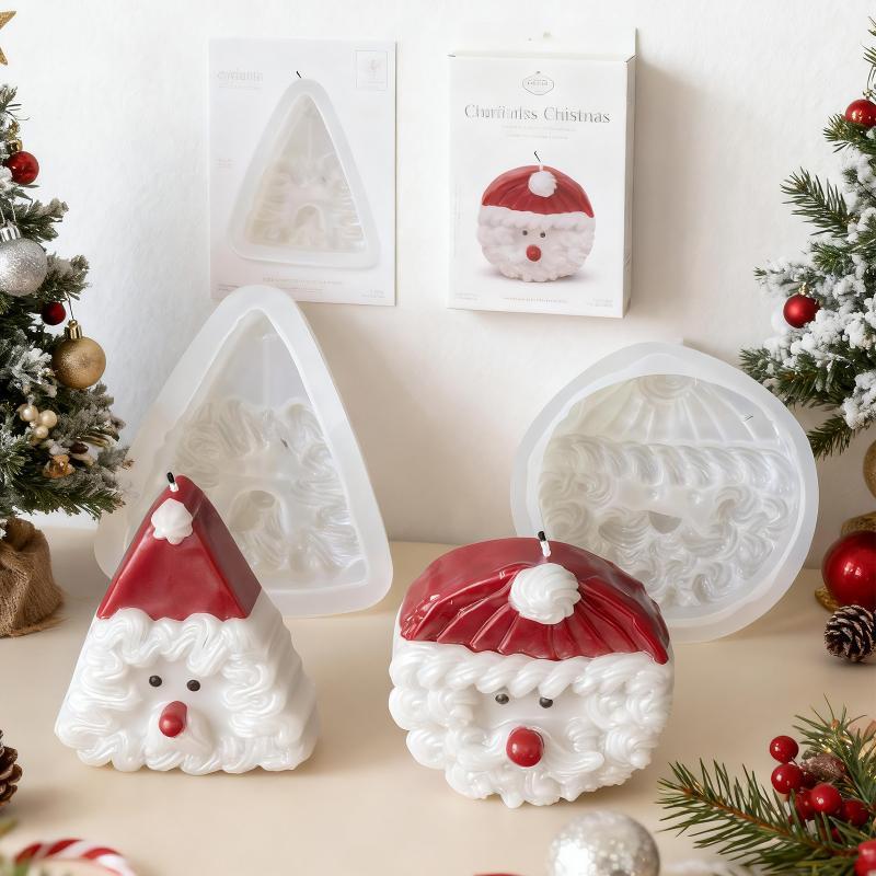 Santa Claus Silicone Candle Mo - Soap Making Ins review and price