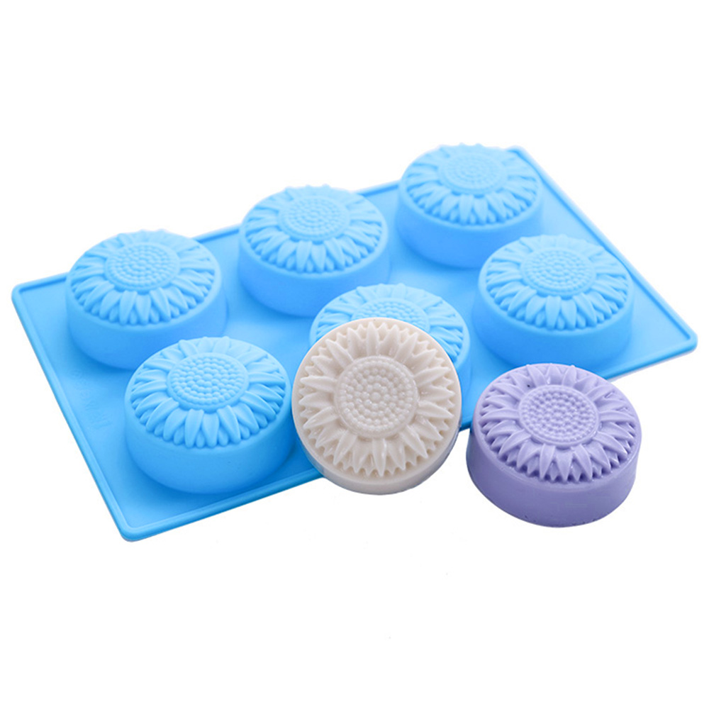 6 Cavity Silicone molds Flower - Soap Making Kit For Beginners review and price